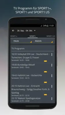 SPORT1 Video android App screenshot 3